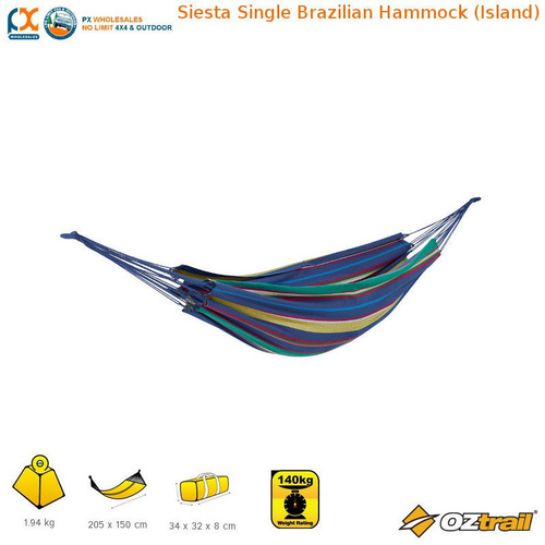  Siesta Single Brazilian Hammock (Island) - FHC-BS-B(IS)