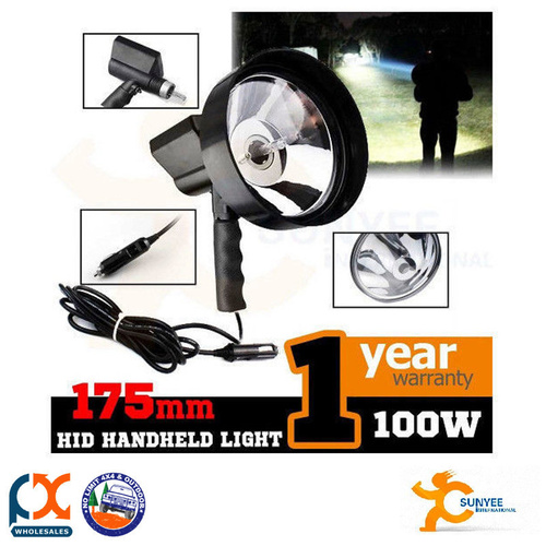 SUNYEE 100W 175MM HANDHELD HID XENON DRIVING SPOT LIGHT LAMP HUNTING