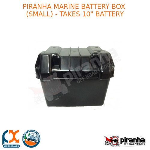 PIRANHA MARINE BATTERY BOX (SMALL) - TAKES 10" BATTERY