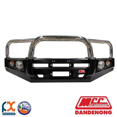 MCC FALCON BAR SS 3 LOOP - PATROL Y62 (1 ONLY) WITH FOG LIGHT & UP (02/13-06/15)