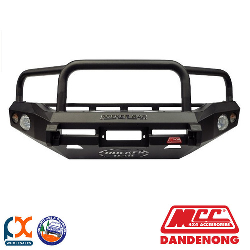 MCC BULLBAR ROCKER FRONT WITH WELDED 3 LOOPS FITS HOLDEN RODEO(RA) (3/03-3/07)