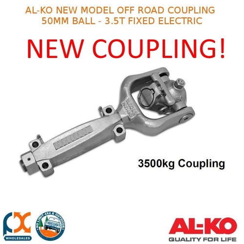 ALKO OFF ROAD COUPLING 3.5 TONNE ELECTRIC GALV HITCH TRAILER OFFROAD