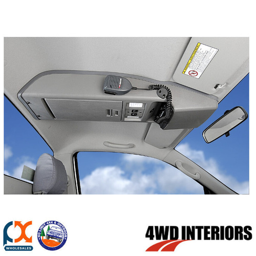 OUTBACK 4WD INTERIORS ROOF CONSOLE - FITS TOYOTA HILUX SINGLE CAB 03/05-09/15