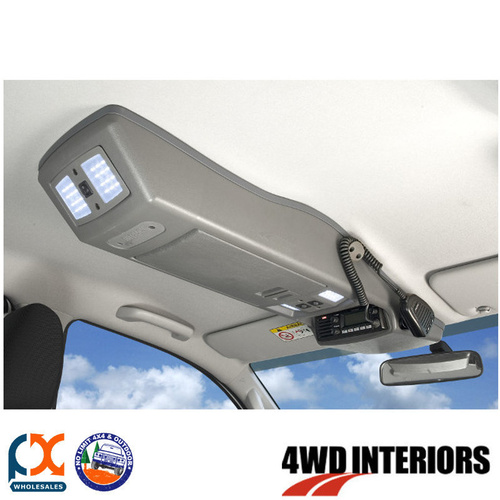 OUTBACK 4WD INTERIORS ROOF CONSOLE - HILUX DOUBLE CAB 11/97- 02/05