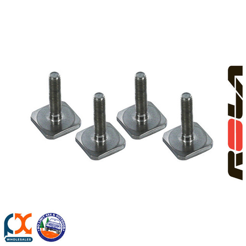 T-BOLT SET OF 4 M6 S/S FITS ALL POPULAR SPORTS ROOF RACK SYSTEMS