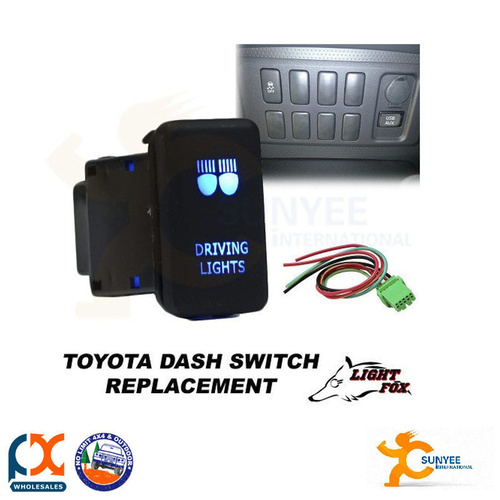 SUNYEE FITS TOYOTA DRIVING LIGHT PUSH SWITCH REPLACEMENT SPOT