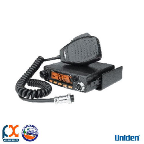 UNIDEN 5W COMPACT CABINET SIZE UHF RADIO WITH QUICK RELEASE BRACKET