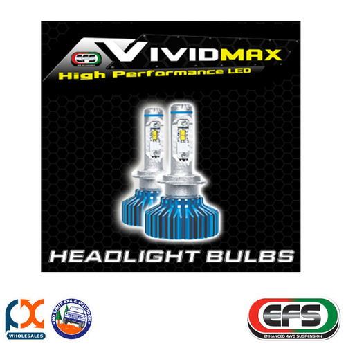 EFS VIVIDMAX HIGH PERFORMANCE LED REPLACEMENT H1 LED HEAD LIGHT BULBS