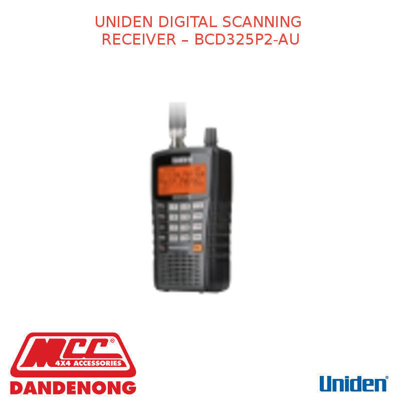 UNIDEN DIGITAL SCANNING RECEIVER BCD325P2-AU Uniden