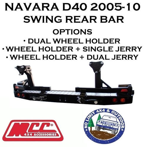 MCC REAR SWING BAR  NAVARA D40 2005-2010 / 022-02 ADR TOWBAR 4X4 
