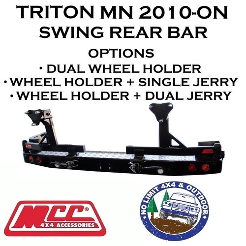 MCC REAR SWING BAR TRITON 2010-ON MN 022-02 ADR 3000KG TOWBAR 4X4