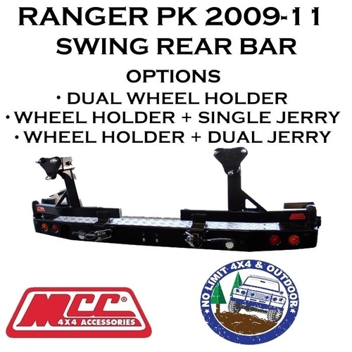 MCC REAR SWING BAR RANGER PK 2009-2011 / 022-02 ADR TOWBAR 4X4