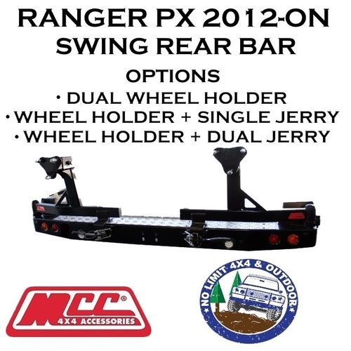 MCC REAR SWING BAR FITS FORD RANGER PX 2012-ON / 022-02 ADR TOWBAR 4X4