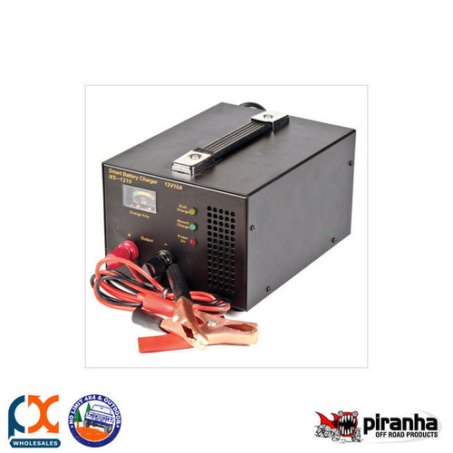 PIRANHA BATTERY CHARGER AUTOMATIC - 10 AMP