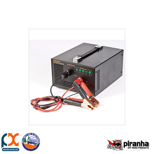 PIRANHA BATTERY CHARGER AUTOMATIC - 20 AMP