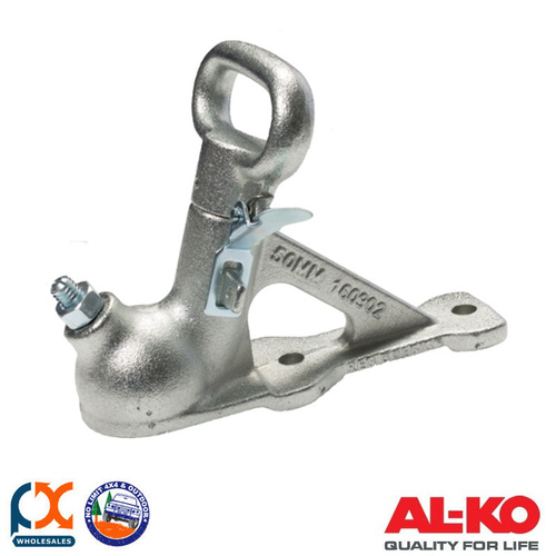 AL-KO COUPLING SNAPON 2 HOLE L/WT WITH ADJUSTER PLATED LIGHT WEIGHT