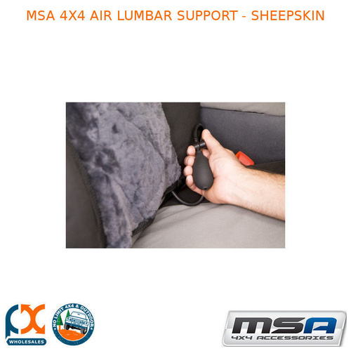 MSA 4X4 AIR LUMBAR SUPPORT - SHEEPSKIN