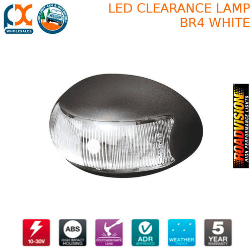 BR4W LED CLEARANCE LAMP BR4 WHITE
