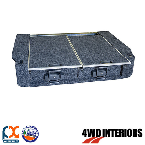 OUTBACK 4WD INTERIORS TWIN DRAWER DUAL ROLLER FLOOR FITS VOLKSWAGEN AMAROK DC