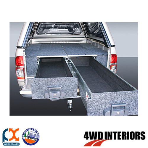 OUTBACK 4WD INTERIORS TWIN DRAWER DUAL FLOOR LANDCRUISER TROOP CARRIER 1720S