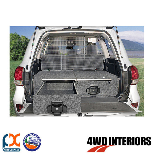 OUTBACK 4WD INTERIORS T-DRAWER MODULE 2 ROLLER REAR AIR CON LC WAGON 4/98-11/7