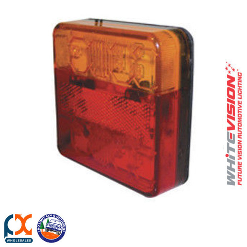 CRL14LEDRH LED Combination Lamp with Lic Plate 12V 0.5M - Box