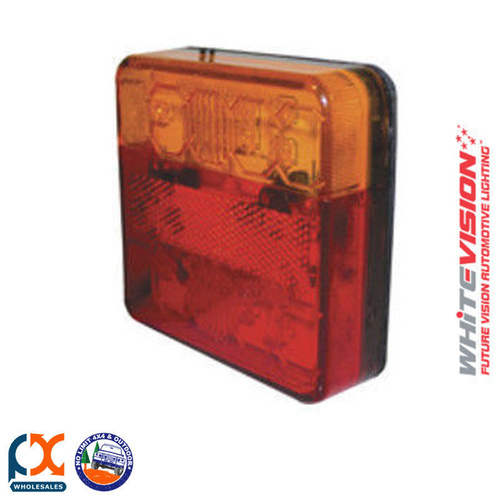 CRL14LEDVRH LED Combination Lamp with Lic Plate 10-30V 0.5M - Box