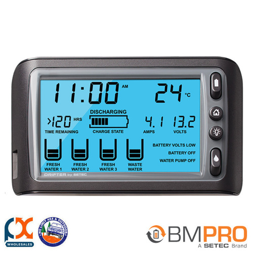 BMPRO BATTERY MONITORS -  DRIFTER VEHICLE AND BATTERY MONITORING SYSTEM