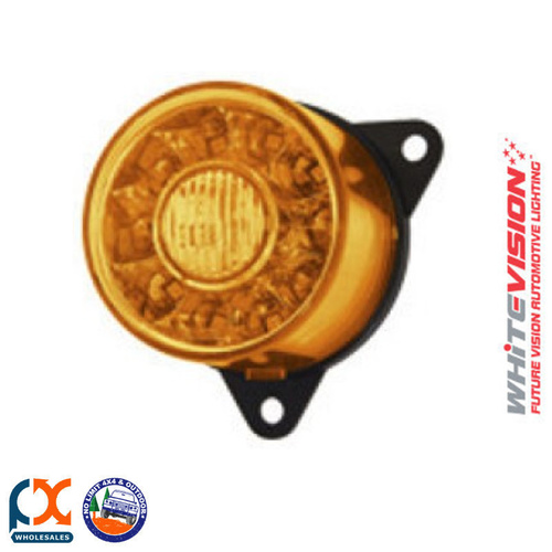 FD101SZZ-5-2-AA Front Direction Indicator 55MM Round Amber 9-33V 0.5M Box