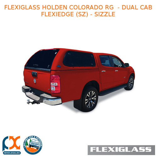 FLEXIGLASS HOLDEN COLORADO RG  - DUAL CAB FLEXIEDGE LIFT UP WINDOOR X 2 (SZ) - SIZZLE