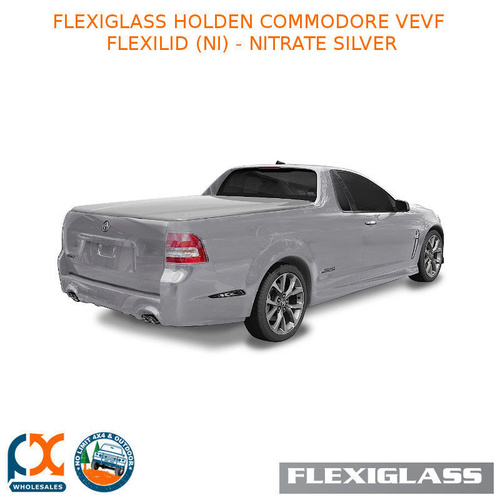 FLEXIGLASS HOLDEN COMMODORE VEVF FLEXILID 1 PIECE LID TWIN HUMP (NI) - NITRATE SILVER 