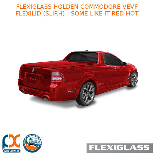 FLEXIGLASS HOLDEN COMMODORE VEVF FLEXILID 1 PIECE LID TWIN HUMP (SLIRH) - SOME LIKE IT RED HOT 