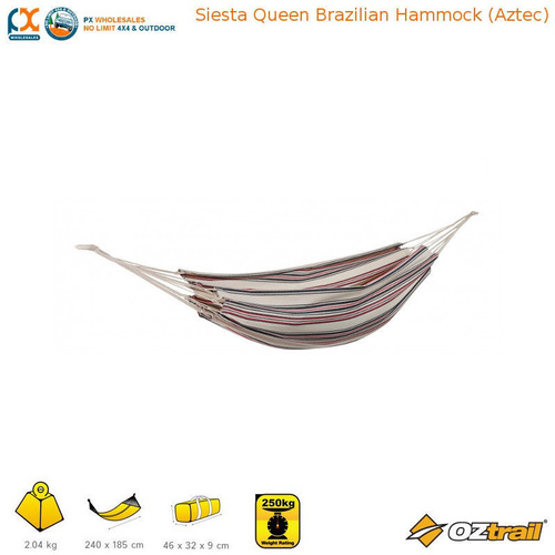 Siesta Queen Brazilian Hammock (Aztec)