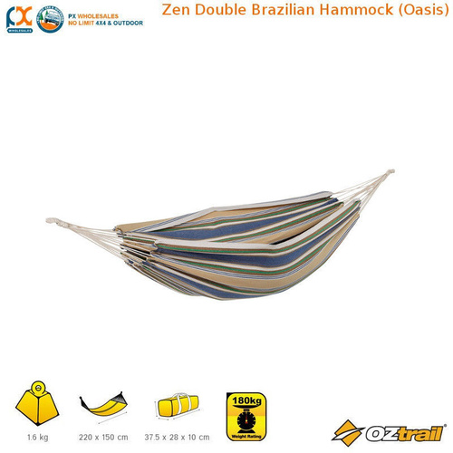  Zen Double Brazilian Hammock (Oasis)