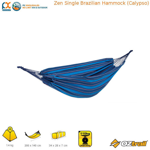  Zen Single Brazilian Hammock (Calypso)