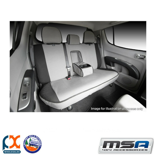 MSA SEAT COVERS FITS FORD RANGER REAR FULL WIDTH BENCH INC ARMREST -  FRT507-FR - MSA4x4