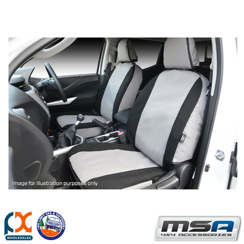 MSA SEAT COVERS FITS NISSAN PATROL UTILITIES FRONT TWIN BUCKETS - GQ02-NP
