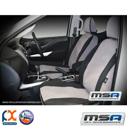 MSA SEAT COVERS FITS NISSAN PATROL WAGON COMPLETE FRONT & 2ND ROW SET - GU269CO