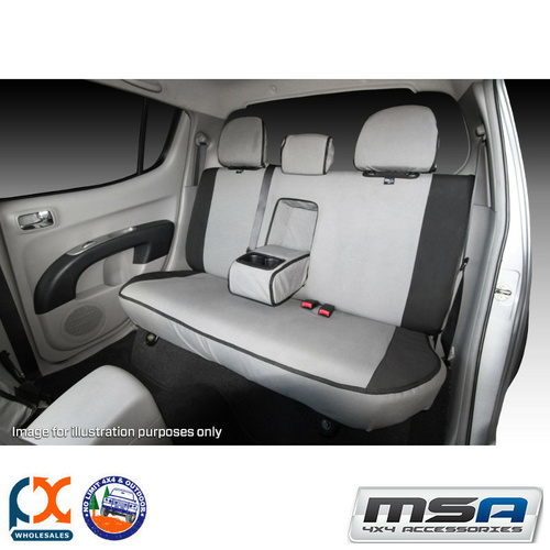 MSA SEAT COVERS FITS NISSAN PATROL 2ND ROW 50/50 SPLIT BENCH ARMREST COVER-GU43