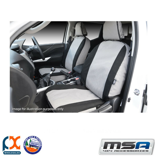 MSA SEAT COVERS FITS GREAT WALL FRONT TWIN BUCKETS & CONSOLE COVER - GWX03