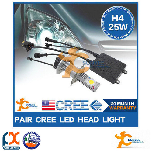 SUNYEE CREE 50W LED CAR HEADLIGHT KIT H4 HIGH LOW KIT