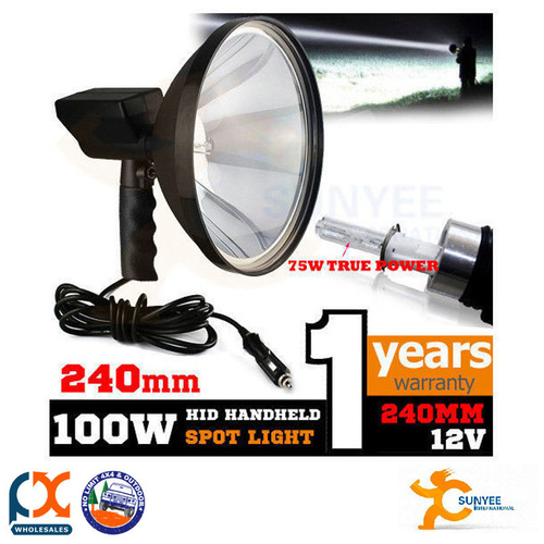 SUNYEE 100W 240MM HANDHELD HID XENON DRIVING SPOT LIGHT LAMP