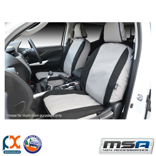 MSA SEAT COVERS FITS TOYOTA HILUX FRONT TWIN BUCKETS - HL02