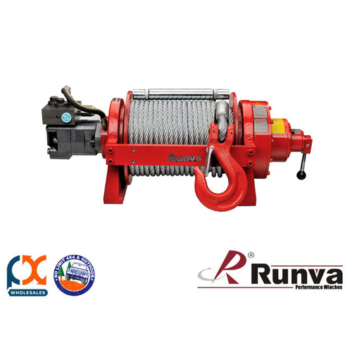 RUNVA 20000lb INDUSTRIAL HWP20000YP HYDRAULIC WITH STEEL CABLE