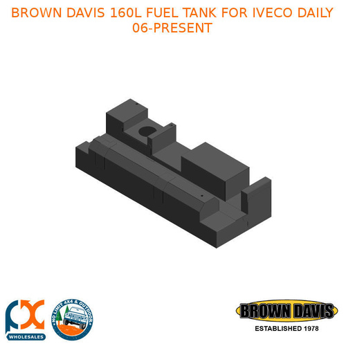 BROWN DAVIS 160L FUEL TANK FOR IVECO DAILY 06-PRESENT - IVDR9