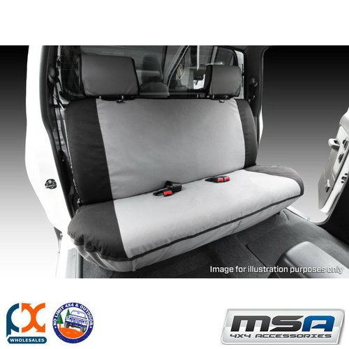 MSA SEAT COVERS FITS TOYOTA LANDCRUISER 76S 2ND ROW FULL WIDTH BENCH - LC768