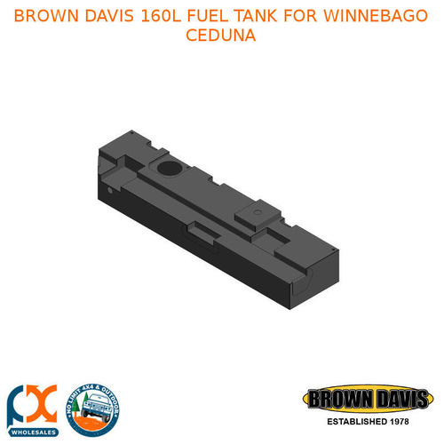 BROWN DAVIS 160L FUEL TANK FOR WINNEBAGO CEDUNA - MBS07R3