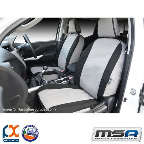 MSA SEAT COVERS FITS MITSUBISHI TRITON COMPLETE FRONT & SECOND ROW SET-MKT064CO