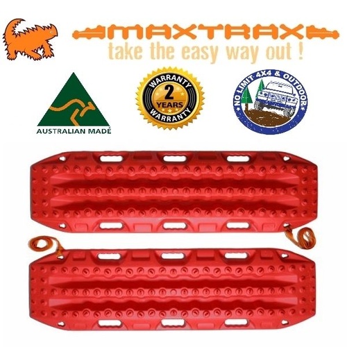 MAXTRAX 4WD RECOVERY TRACKS SAND MUD SNOW FJ RED MAX TRAX 4X4 EXTRACTION TRED