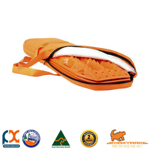 MAXTRAX SAFETY ORANGE CARRY BAG - RECOVERY EXTRACTORS GENUINE 4WD OFF ROAD